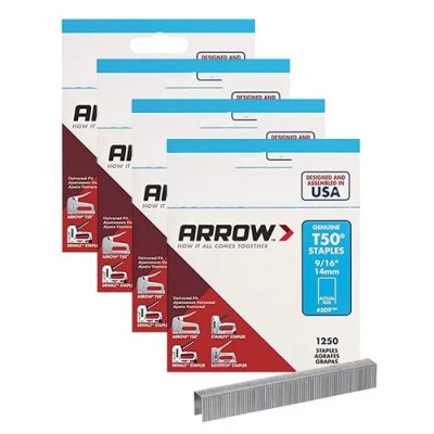 ARROW T50 STAPLES 9 16" 14MM