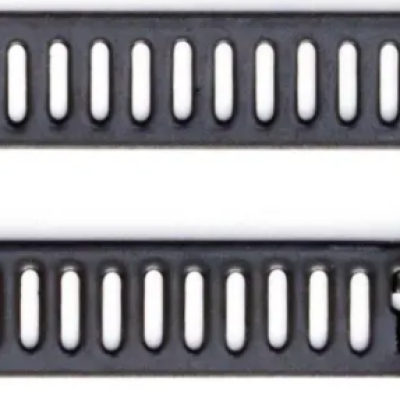 CABLE TIE, LADDER, 225MM X 7 MM, BLACK POLYESTER COATED STAINLESS STEEL, PK-100