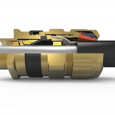 Hawke M20 Brass Nickel Cable Gland Kit - 501 453 UNIV O M20