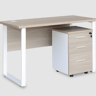PETE Study Table with Mobile Pedestal