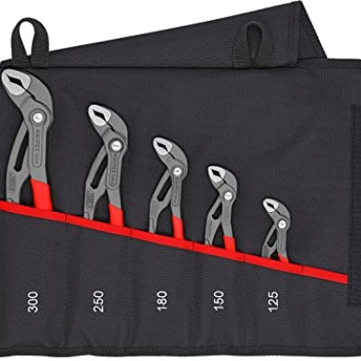 Knipex 00 19 55 S5 5 Piece Cobra Groove Joint Plier Set