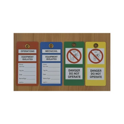 LOTO OPERATION TAG (RED)