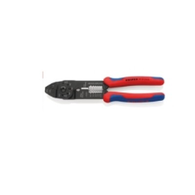 Knipex 97 Hand Crimp Tool for Uninsulated Open Barrel Terminals, 0, 5  2, 5mm Wire