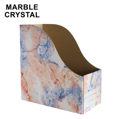 *Foldable Document Magazine Box - MARBLE CRYSTAL