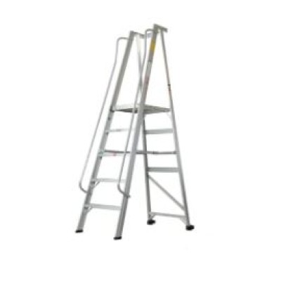 Aluminium Platform Trolley Ladder  03 Step (PTL03)