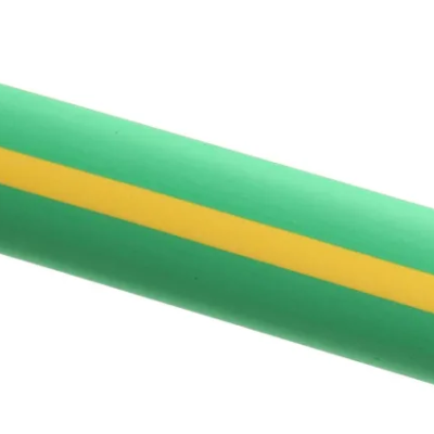 RS PRO Heat Shrink Tubing, Yellow, Green 12.7 mm Sleeve Dia. x 1.2m Length 2:1 Ratio