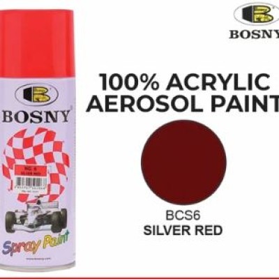 BOSNY Spray Paint 400ml - Silver Red