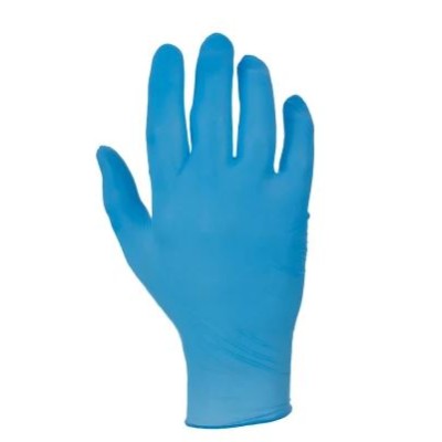 RS PRO Blue Nitrile Disposable Gloves, Size S, 100 per Pack