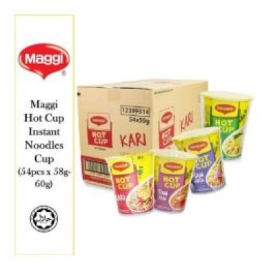 Maggi Hot Cup Instant Noodles CARTON(54 Cups)