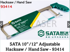 SATA 93414 ADJUSTABLE HACKSAW 10"      /      12"