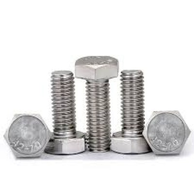 HEX HEAD BOLT C W NUT & WASHERS, M10X35MM SS316 (FULL THRD)