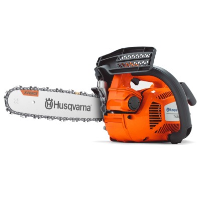 *HUSQVARNA T435 X-Torq One Hand Saw Top Handle Chainsaw 14"