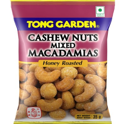 Tong Garden Honey Roasted Cashew Nuts Mixed Macadamias 35g