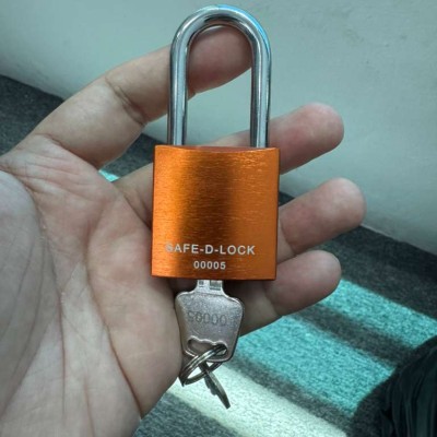 SAFE-D-LOCK ALUMINIUM LOCKOUT PADLOCK [RED] [10 PCS KEY ALIKE]