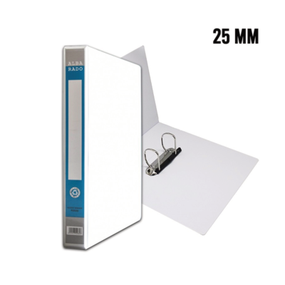 Alba Rado PVC 2D Ring File F4 Insert Binder 25MM