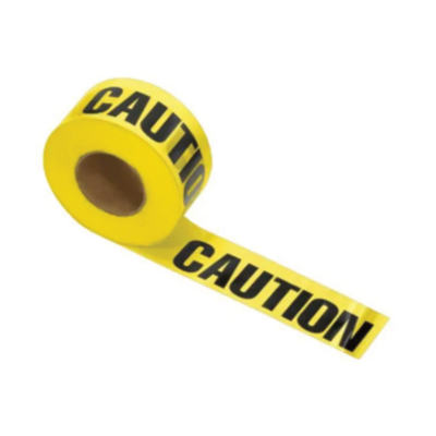 Safety Caution Tape Hazard Warning Tape Barricade Yellow 50MM X 50M