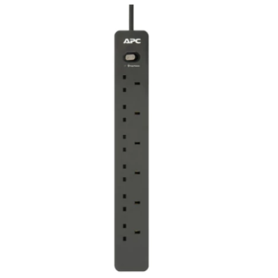 APC PME6B-UK 6 UK Plugs Power Strip Surge Protector Extension