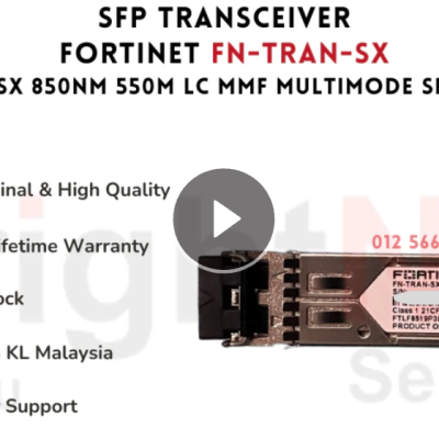 Fortinet SFP Transceiver FN-TRAN-SX SFP-SX 1GE 1000BASE-SX 850nm 550m LC MMF Multi