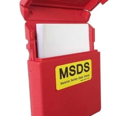 MSDS SDS Plastic Safety Document Storage Compartment Box for Safety Cabinets