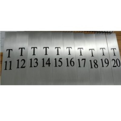 2mm SS316 etching 1 colour black, 145mm (W) x 200mm (L), 1 pc