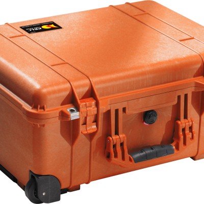 PELICAN 1560 CASE WITH TREKPAK (FOAM) ORANGE COLOR