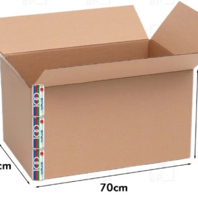 EZPACK Double Wall Big Carton Box 70cm x50cm x40cm