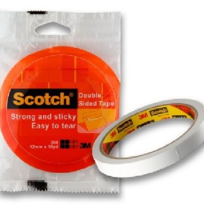 3M Scotch Double Sided Tissue Tape 200 (10yards) 12mm