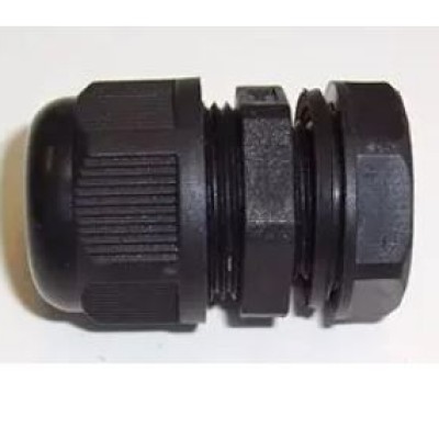 MG-20 BLACK M20 IP68 Nylon Cable Gland Black - Single Pack