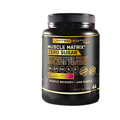 *Muscle Matrix Whey Protein 1.3kg [44 Serving] Hydrolyzed Isolated Whey | Zero Sugar | Lactose Free |