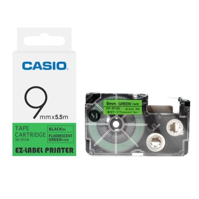 CASIO EZ-LABEL TAPE 9MM (GREEN)