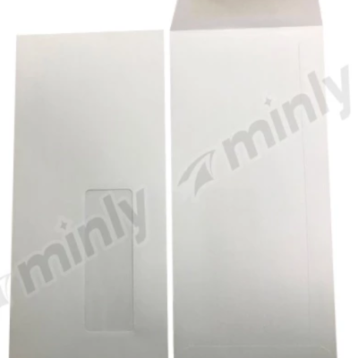 Butterfly White Envelope   4.5" x 9.5"   114mm x 240mm (Window) (1 box 500pcs)