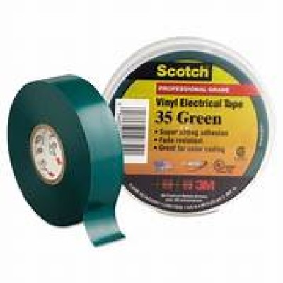 Scotch Vinyl Electrical Tape 35 (Green)