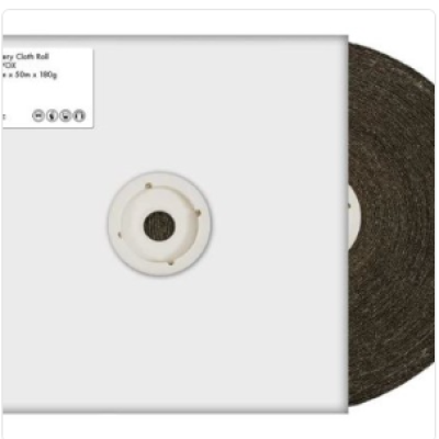 RS PRO P180 Grit Sandpaper Roll, 50m x 25mm