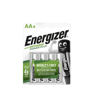 Energizer Rechargeable Battery NH15RP4PP 2000MAH AA, 4 PCS PACK