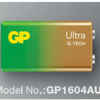 GP BATTERIES ULTRA ALKALINE BATTERY 9V SHRINK