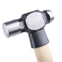 Steel Ball-Pein Hammer with Ash Wood Handle, 528g