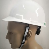 MSA 10173935 V-Gard Helmet (Half Brim) c w Fas-trac III Suspension and Chinstrap, SHELL Logo