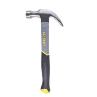 STANLEY CARBON STEEL CLAW HAMMER WITH FIBREGLASS HANDLE