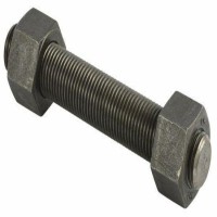 SB2N Stud Bolt Set, ASTM A193 B7   ASTM A194 2H Nut, UNC Thread, 5 8" x 100mm, Heavy Hex, Cert 3.1