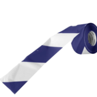 RS PRO 179-4713 Blue, White High-Density Polyethylene 500m Barrier Tape, 0.025mm Thickness