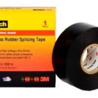 3M 130C RUBBER SPLICING TAPE SCOTCH LINERLESS 3 4" X 30'