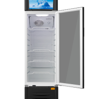 Midea 310L Showcase Refrigerator | 1 Door Upright Chiller | BLACK | MDRZ434FGG30