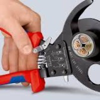 KnipexRatchet action cable cutter, 280mm L