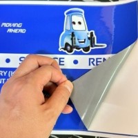 50mm x 50mm Custom Lube Oil Identification Stickers