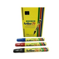 Artline 70 Permanent Marker Pen Red 1.5mm