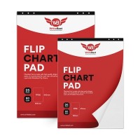 PAPER FLIP CHART PADS 2' X 3' , 80GSM 25SHEET
