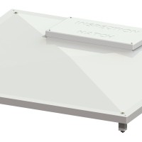 White GRP sun cnaopy for 1500 Tank shower