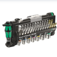 Wera Tool-Check PLUS Hexagon; Hex-Plus; Phillips; Pozidriv; Slotted Interchangeable Screwdriver Set, 39-Piece
