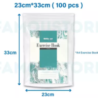 Plastic Ziplock 23cm x 33cm (100pcs pack)