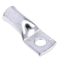 RS PRO Uninsulated Tubular Ring Terminal, M6 Stud Size to 25mm2 Wire Size